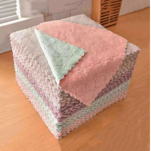 厨房家用清洁抹布吸水加厚加大不掉毛柔软家务清洁布百洁布